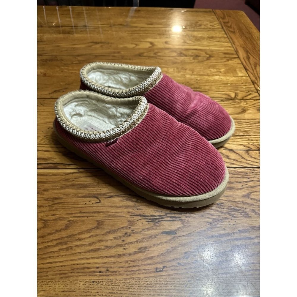 UGG Woman's Tasman Corduroy II Slipper Red Wine US 12
